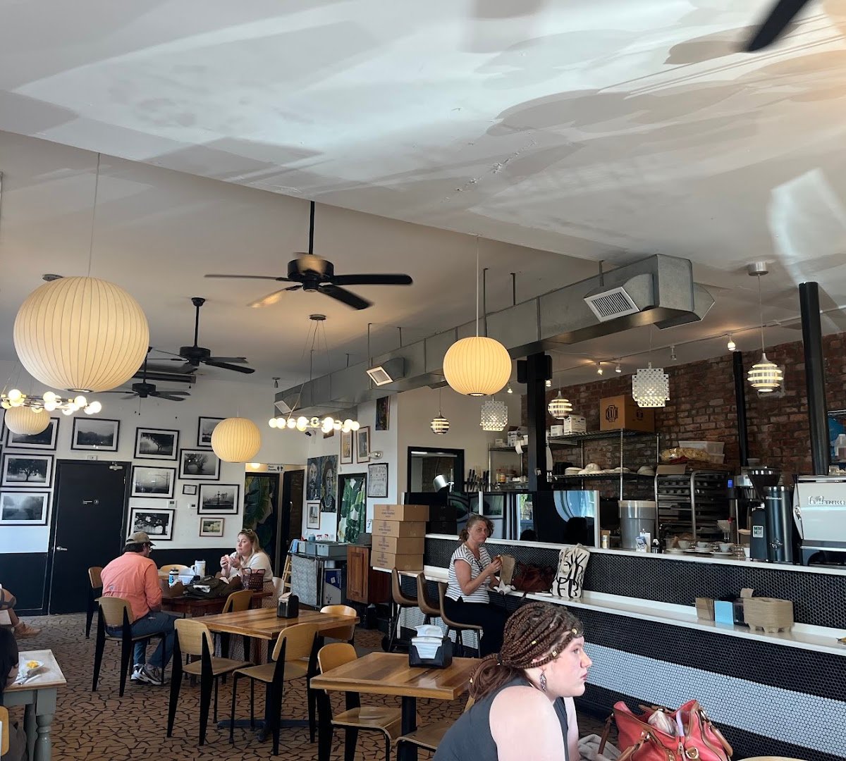 Interior of Hivolt, specialty coffee shop in New Orleans