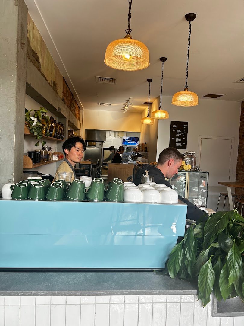 Interior of Holy Shot Espresso, specialty coffee shop in Auckland
