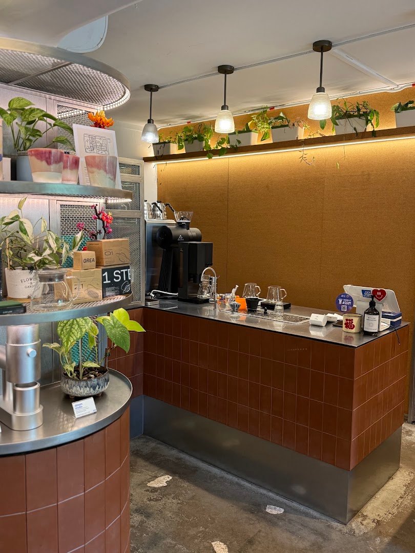 Interior of Nylon Coffee, specialty coffee shop in Singapore