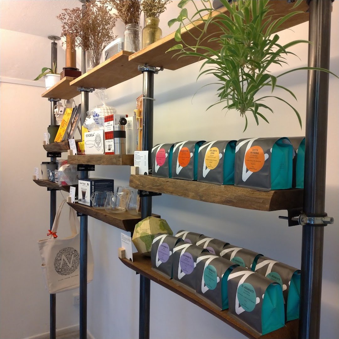 Interior of Nylon Coffee, specialty coffee shop in Singapore