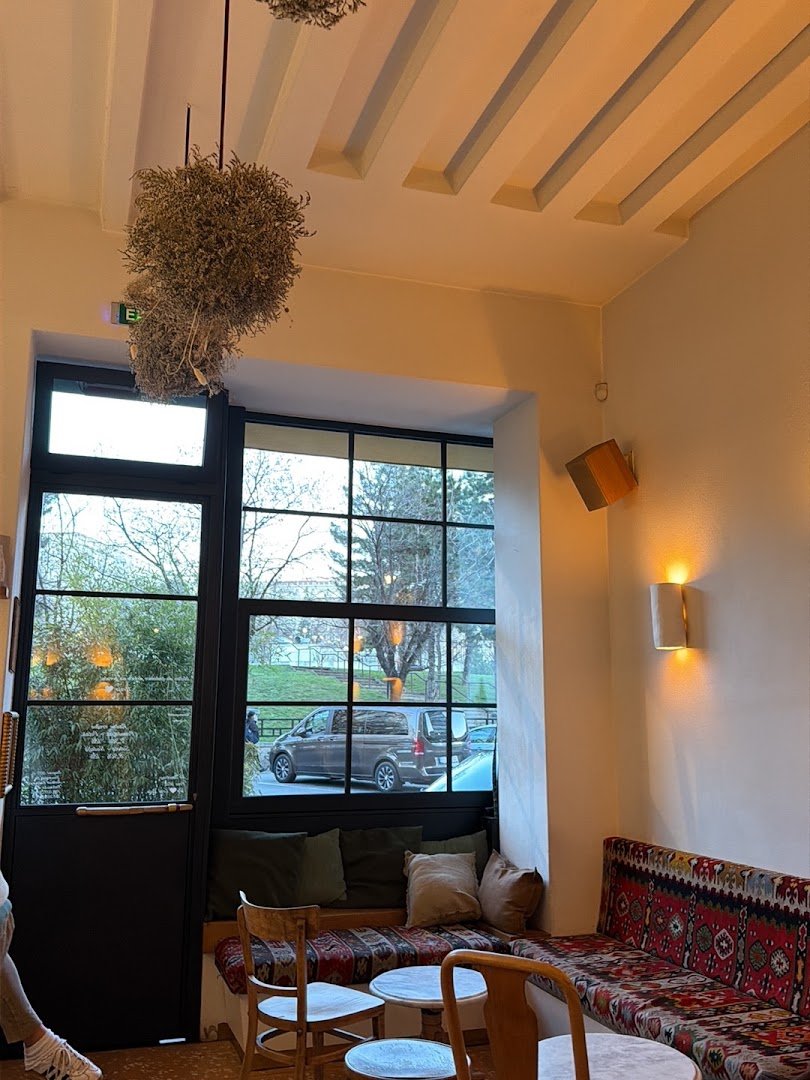 Interior of Hotel Beograd Café, specialty coffee shop in Belgrade