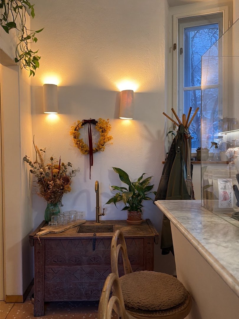 Interior of Hotel Beograd Café, specialty coffee shop in Belgrade