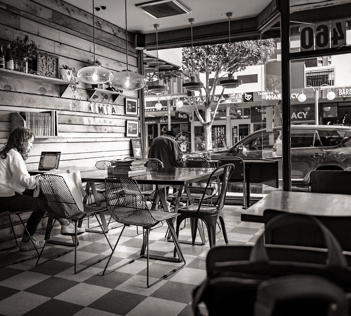 Interior of Mimosa, specialty coffee shop in Auckland