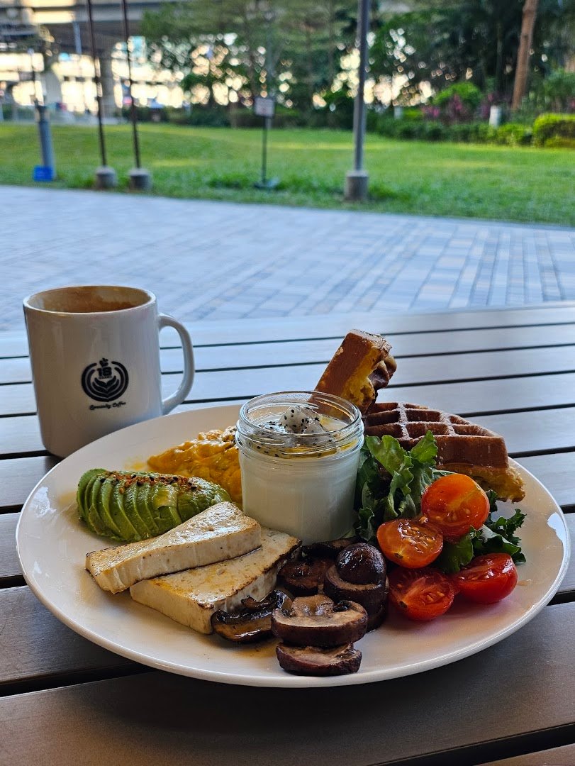 Food at 18 Grams, specialty coffee shop in Hong Kong
