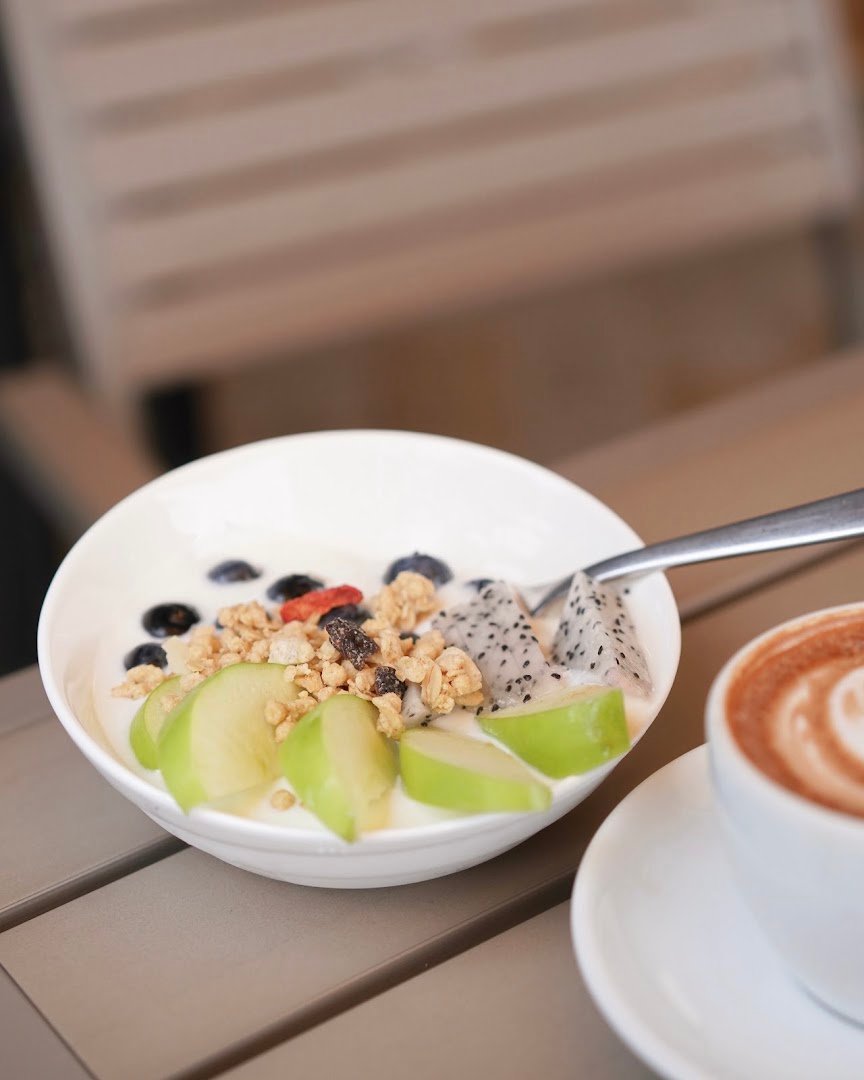 Food at 18 Grams, specialty coffee shop in Hong Kong