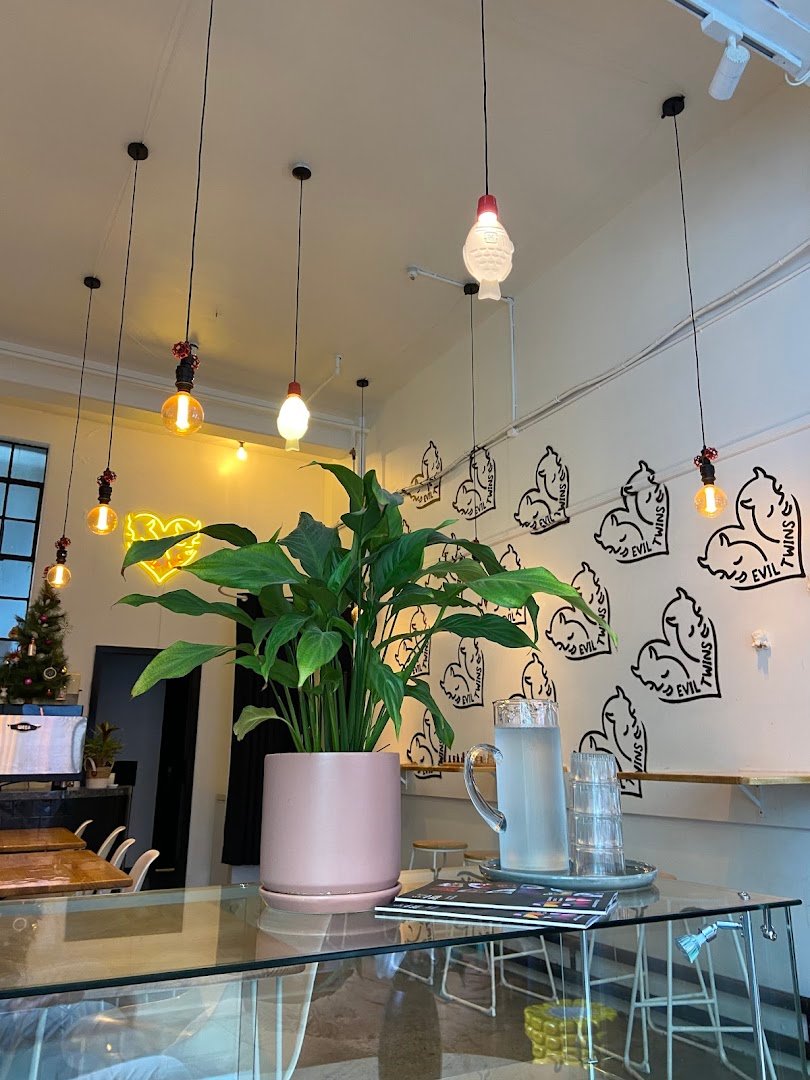 Interior of Evil Twins Coffee, specialty coffee shop in Wellington