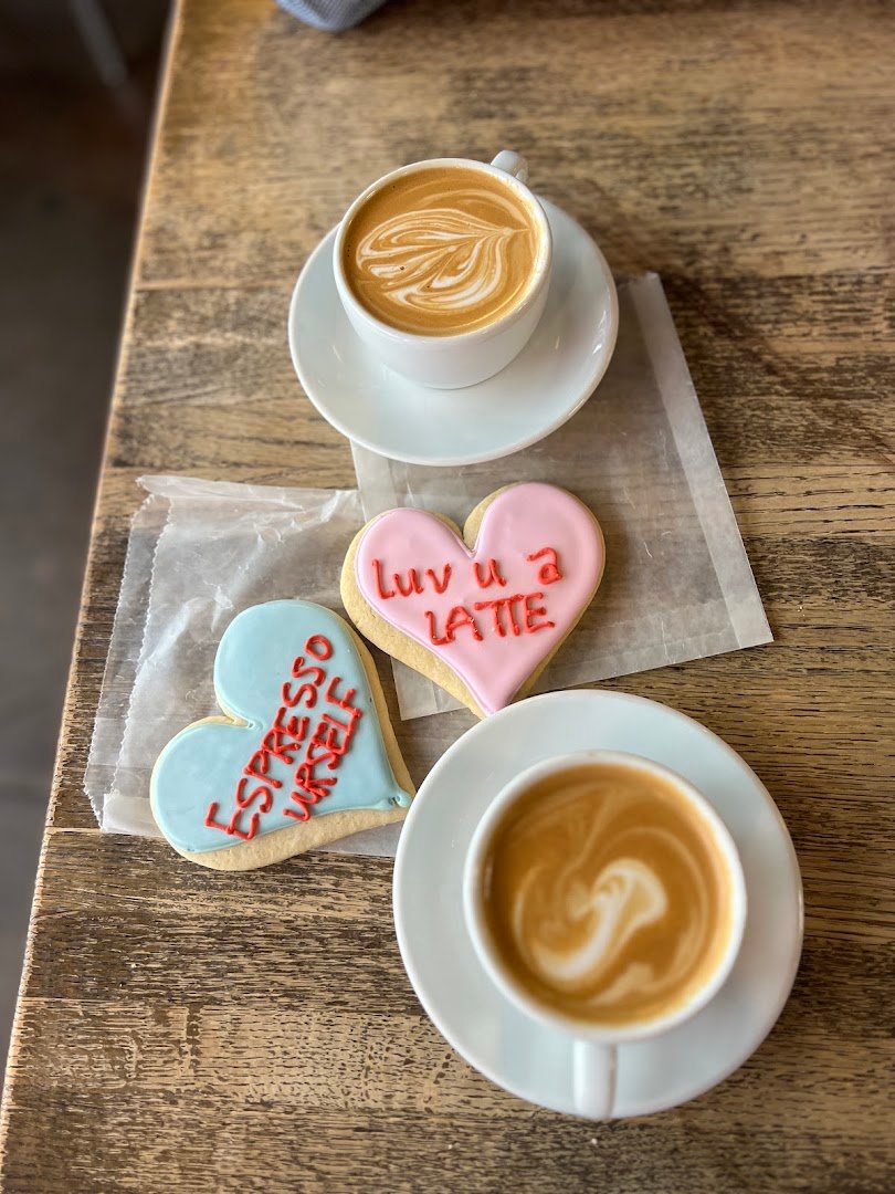 Coffee at Sunergos Coffee, specialty coffee shop in Louisville