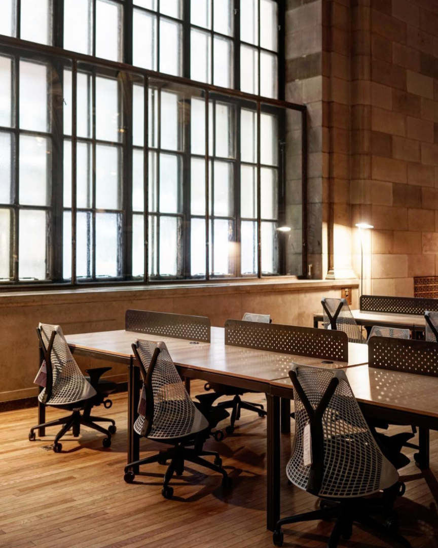 Interior of Crew Collective & Cafe, specialty coffee shop in Montreal