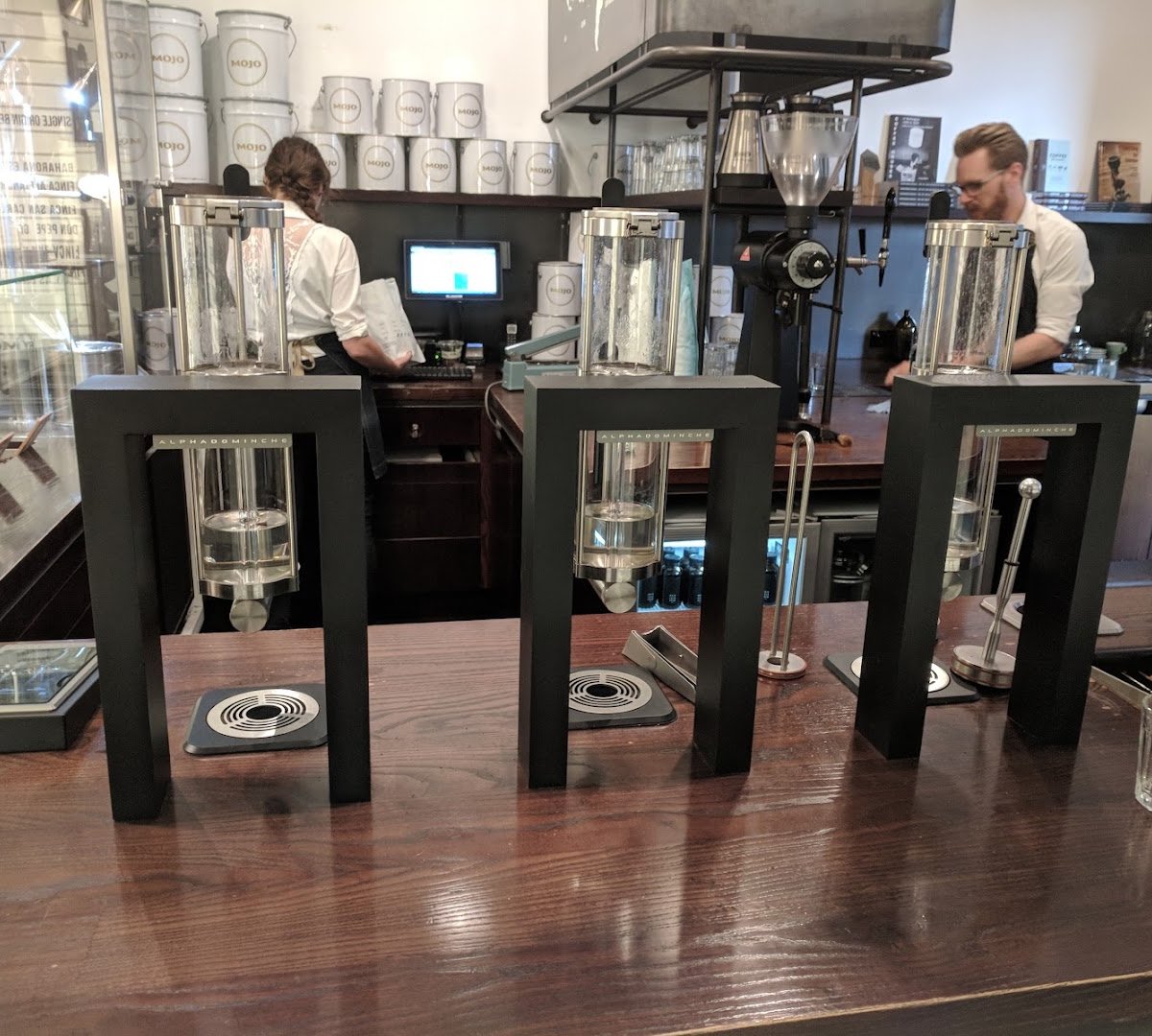 Interior of The Beanery by Mojo, specialty coffee shop in Wellington