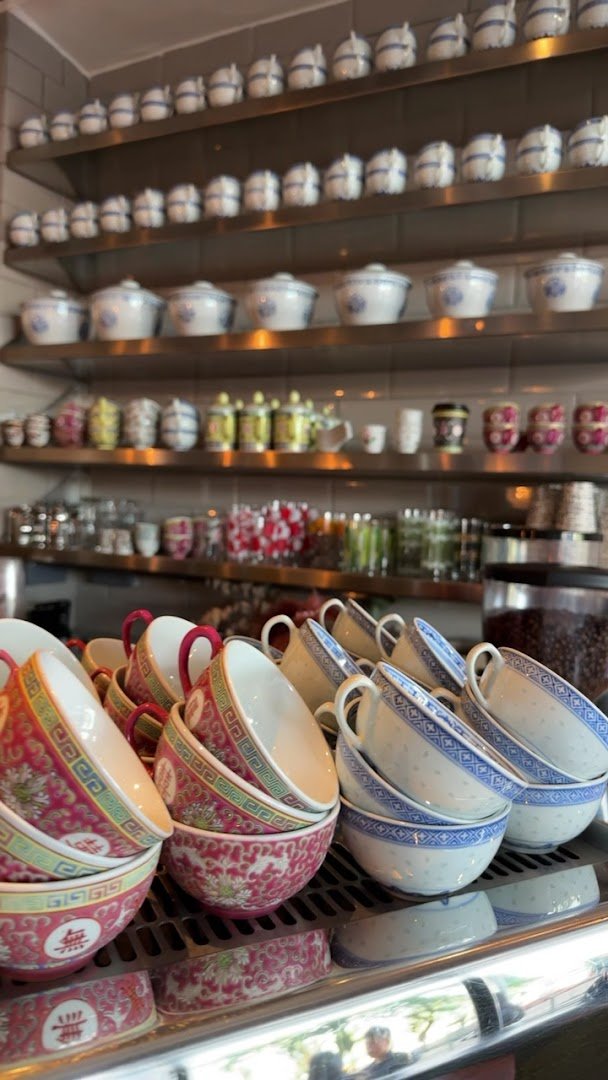 Interior of Halfway Coffee, specialty coffee shop in Hong Kong