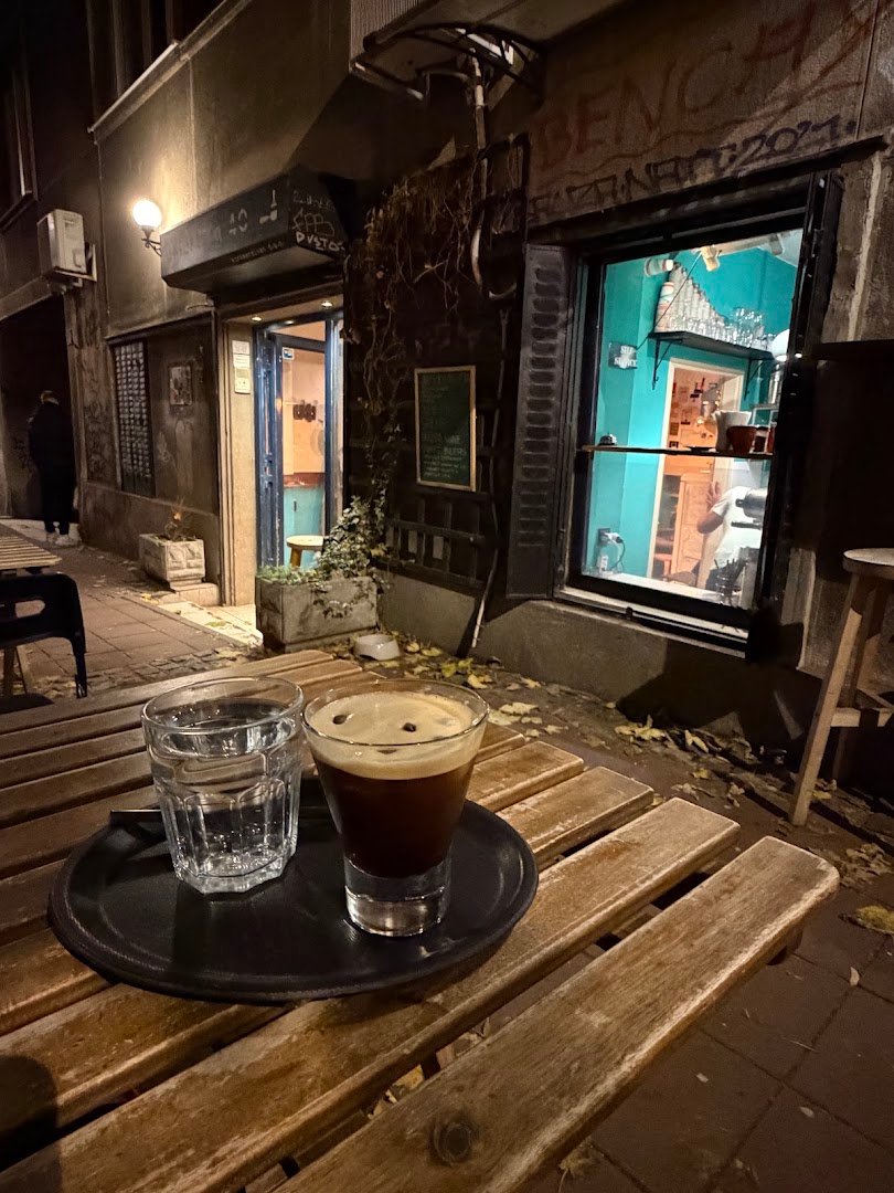 Coffee at eklektika 40, specialty coffee shop in Belgrade
