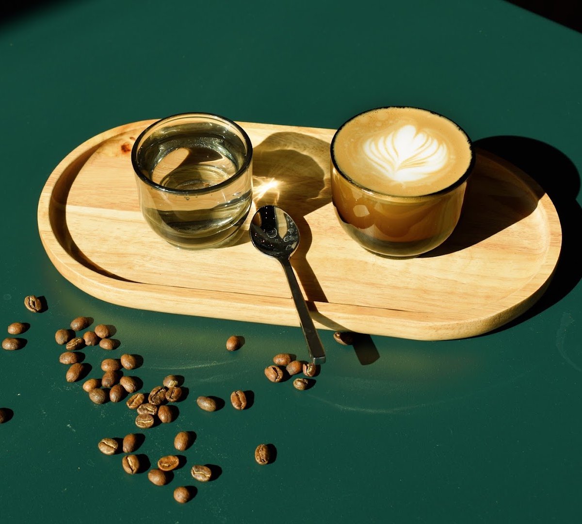 Coffee at Perch Coffee, specialty coffee shop in Salt Lake City