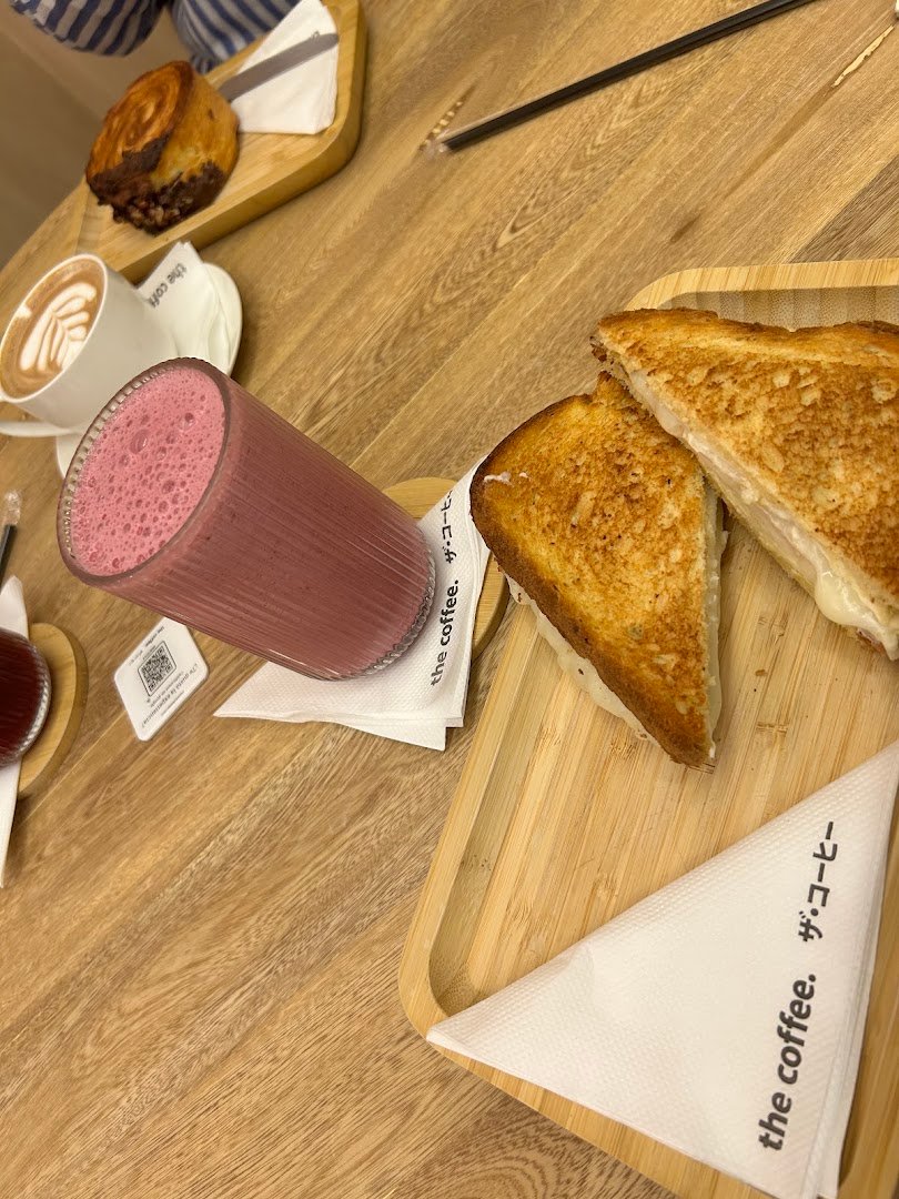 Food at the coffee., specialty coffee shop in Mexico City