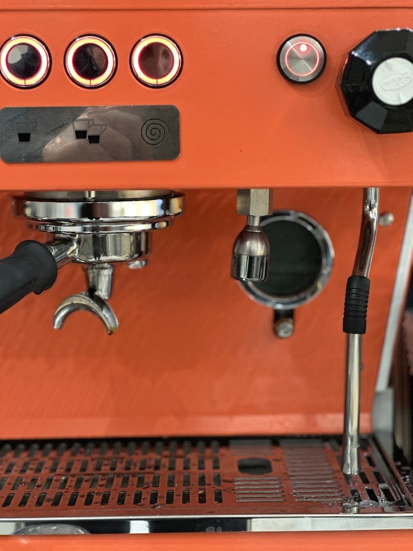 Interior of HUB The Coffee Makers, specialty coffee shop in Athens