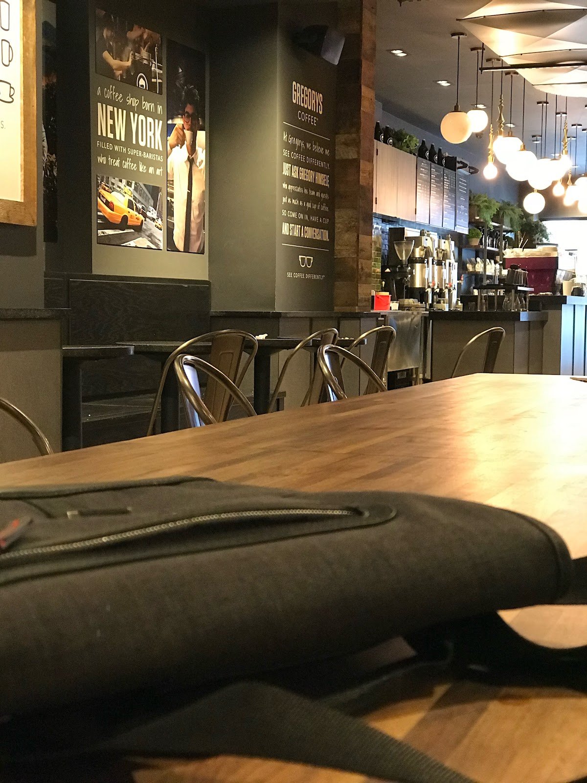 Gregorys Coffee specialty coffee shop in New York - photo 3