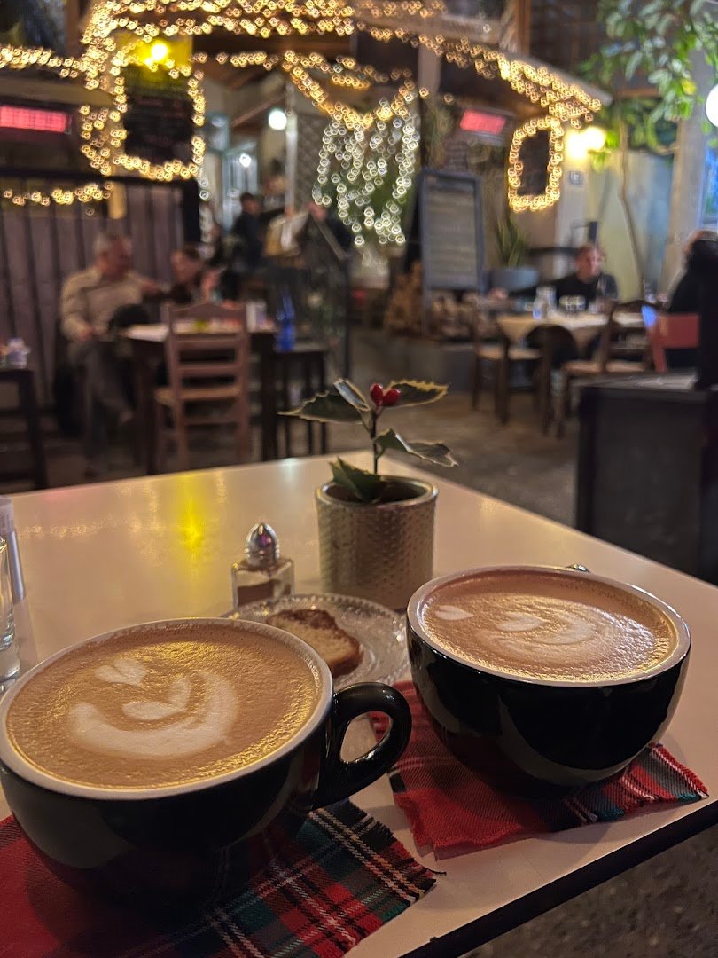 Coffee at Nomad, specialty coffee shop in Athens