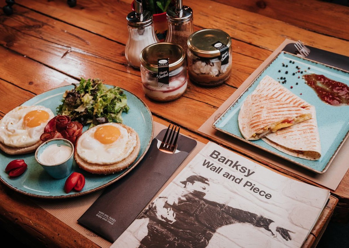 Food at Nomad, specialty coffee shop in Athens