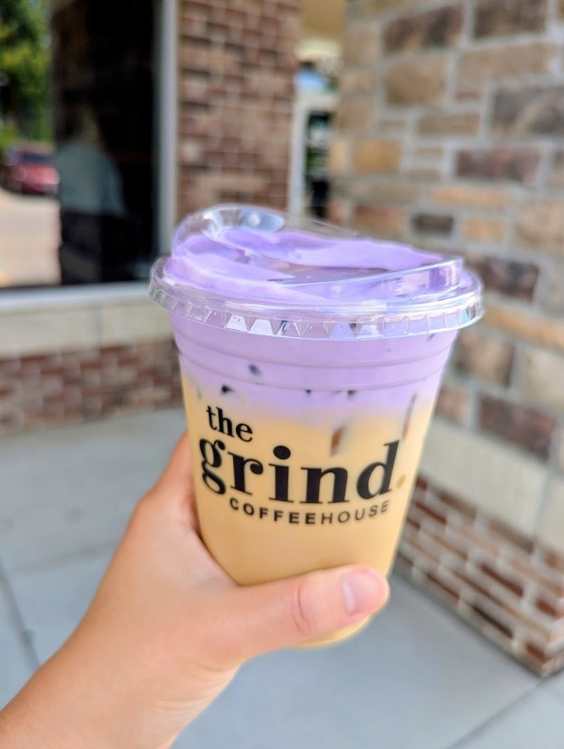 Coffee at The Grind Coffeehouse, specialty coffee shop in Omaha