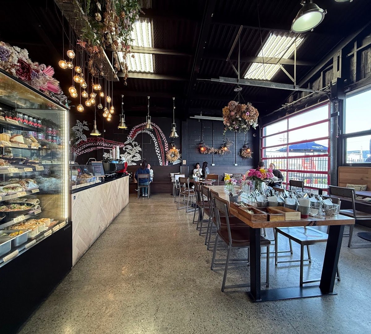 Interior of VIBE Coffee Roasters, specialty coffee shop in Auckland