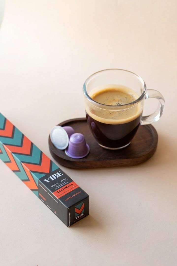 Coffee at VIBE Coffee Roasters, specialty coffee shop in Auckland