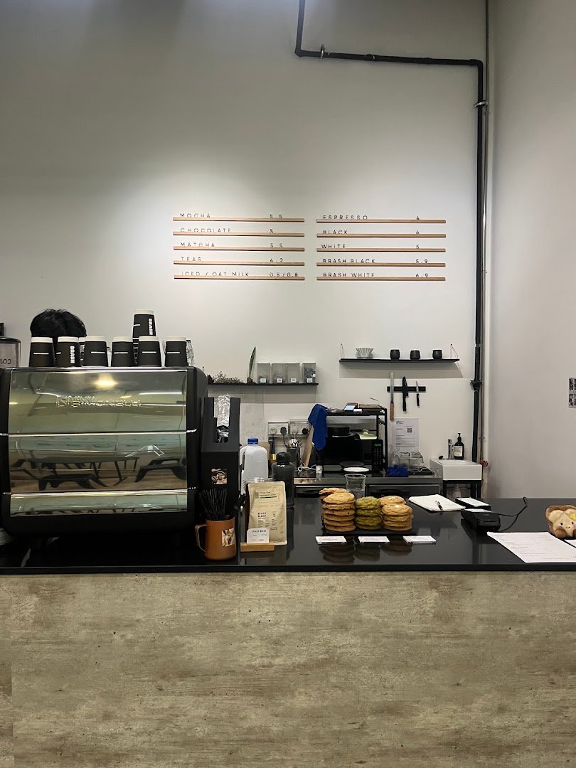 Interior of Brash Boys Coffee, specialty coffee shop in Singapore