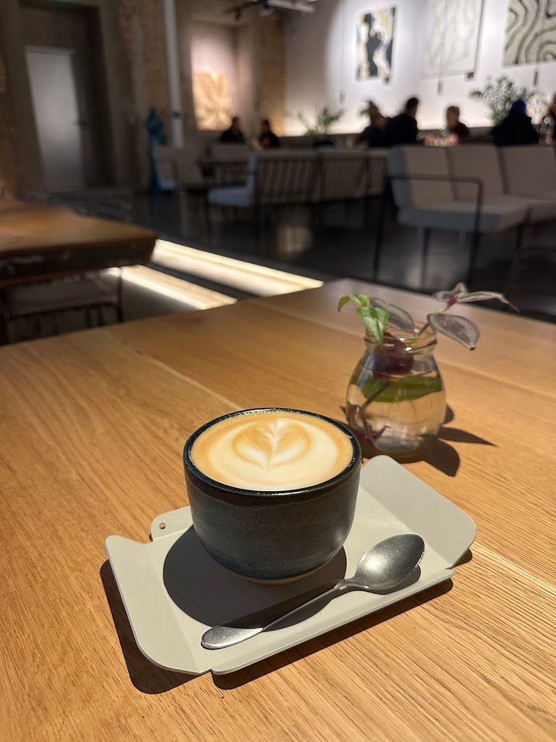 Coffee at GRAM Restaurant, specialty coffee shop in Prague
