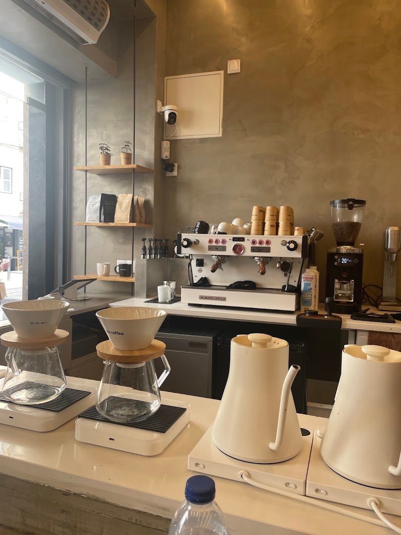 Interior of The Coffee, specialty coffee shop in Lisbon