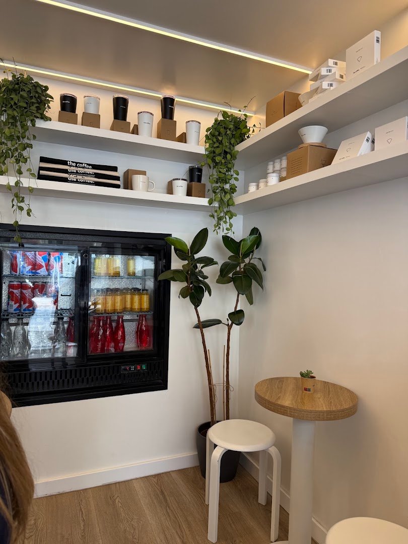 Interior of The Coffee, specialty coffee shop in Lisbon