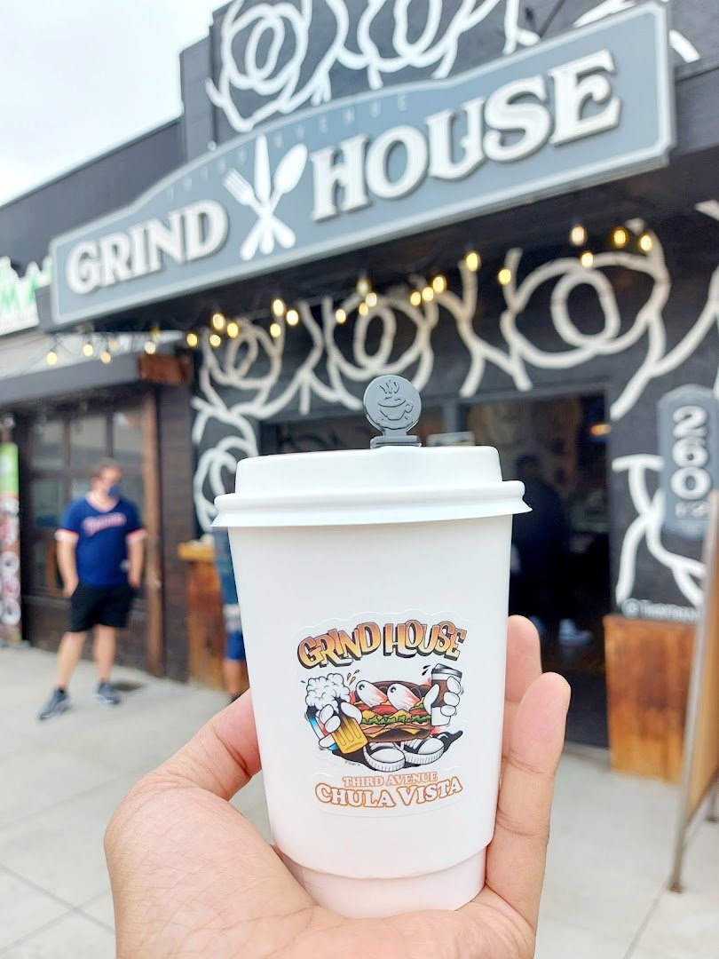 Coffee at Grind House, specialty coffee shop in San Diego
