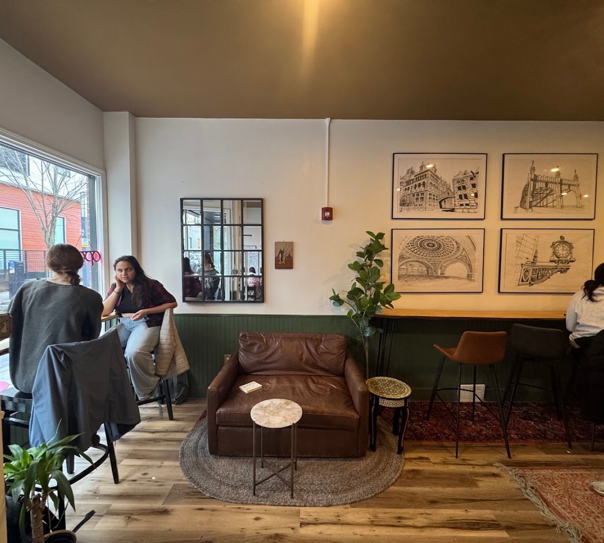 Interior of Spot of Coffee, specialty coffee shop in Pittsburgh