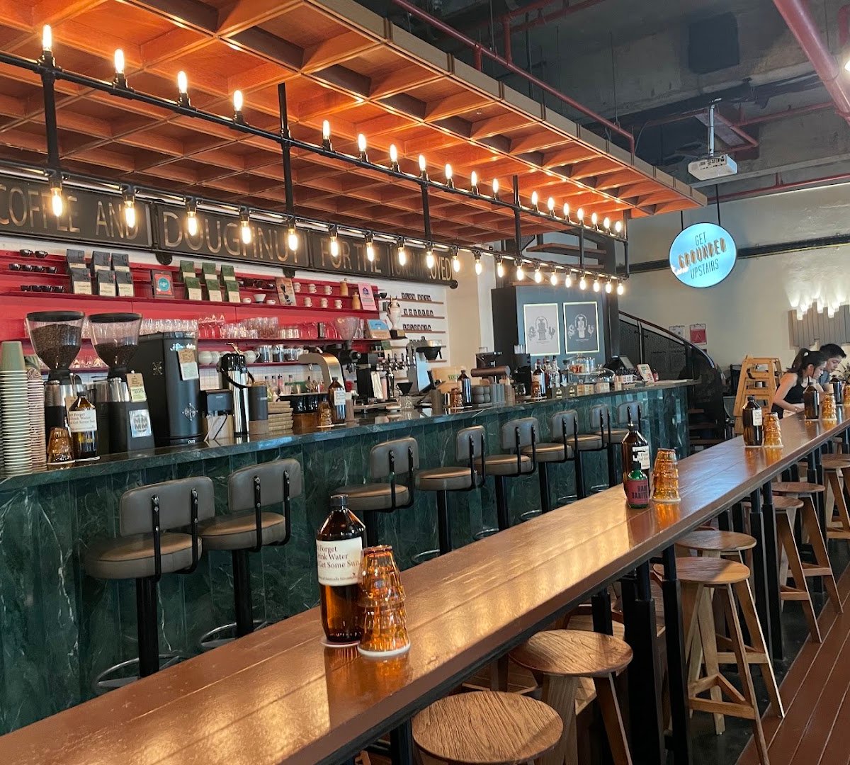 Interior of Common Man Coffee Roasters - Martin Road, specialty coffee shop in Singapore