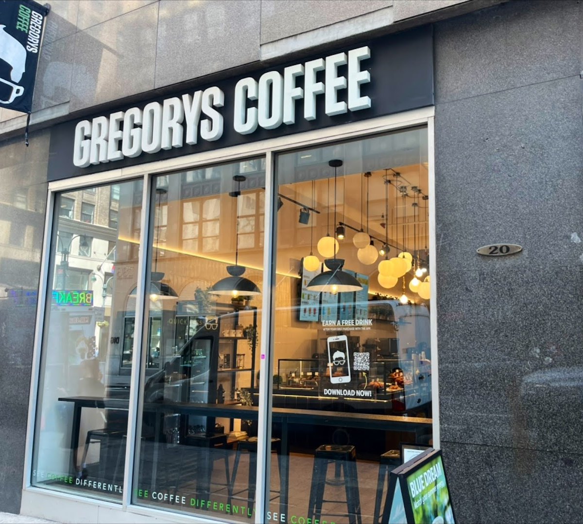 Gregorys Coffee specialty coffee shop in New York - photo 6