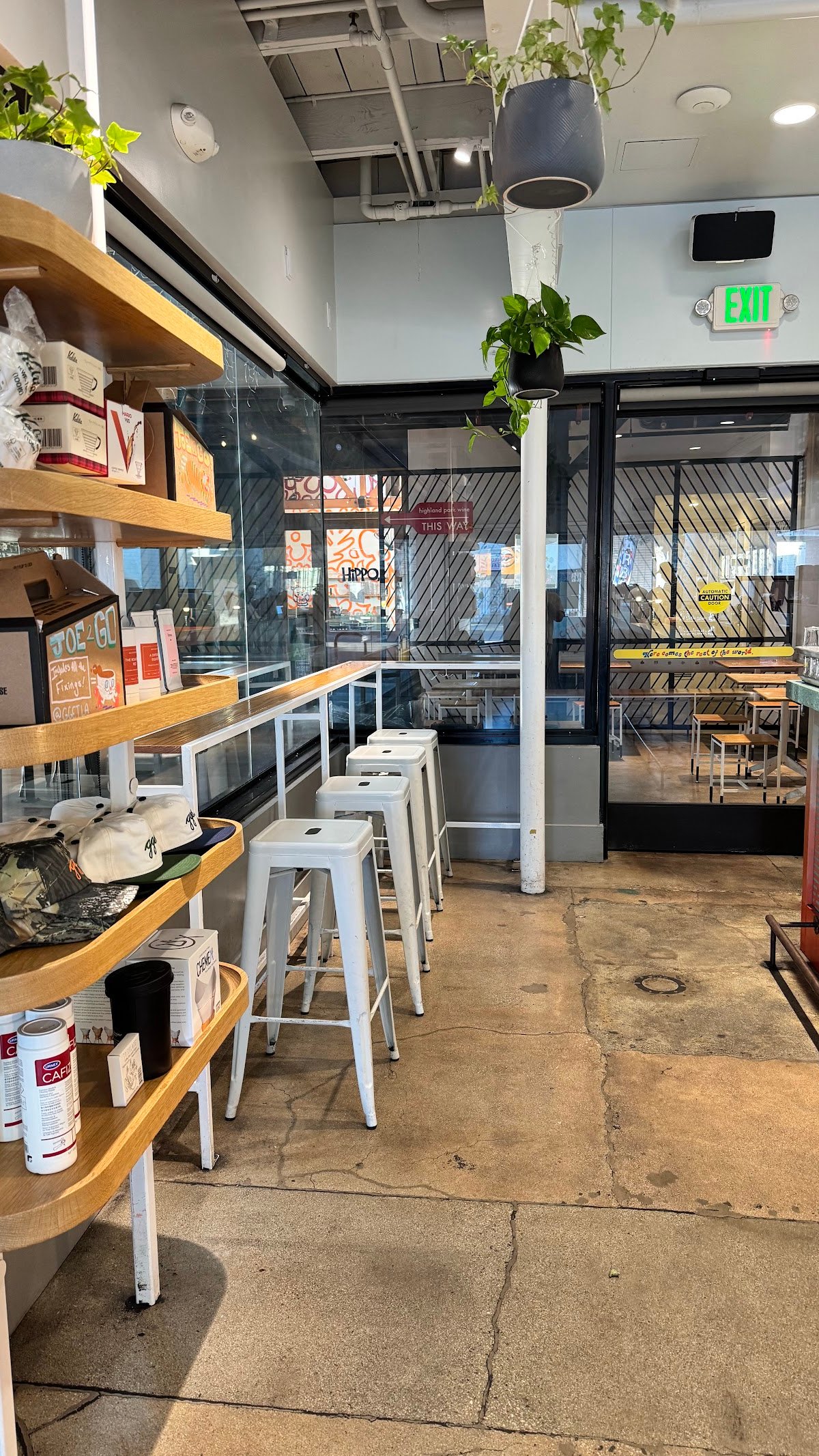 Interior of Go Get Em Tiger, specialty coffee shop in Los Angeles