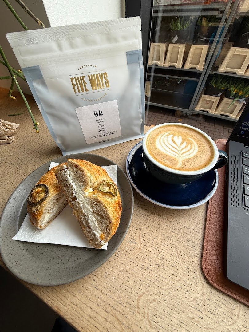 Five Ways Coffee Roasters specialty coffee shop in Amsterdam - photo 3