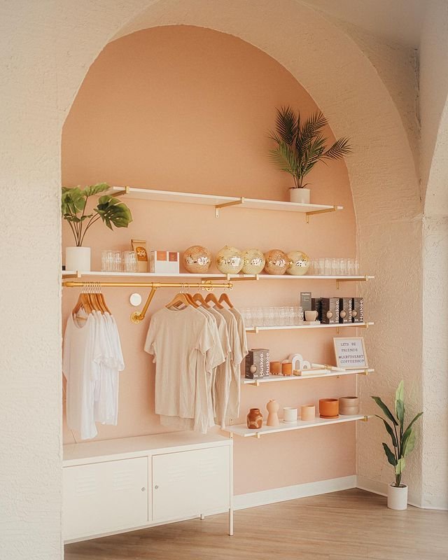 Interior of Light Heart Coffee, specialty coffee shop in Phoenix