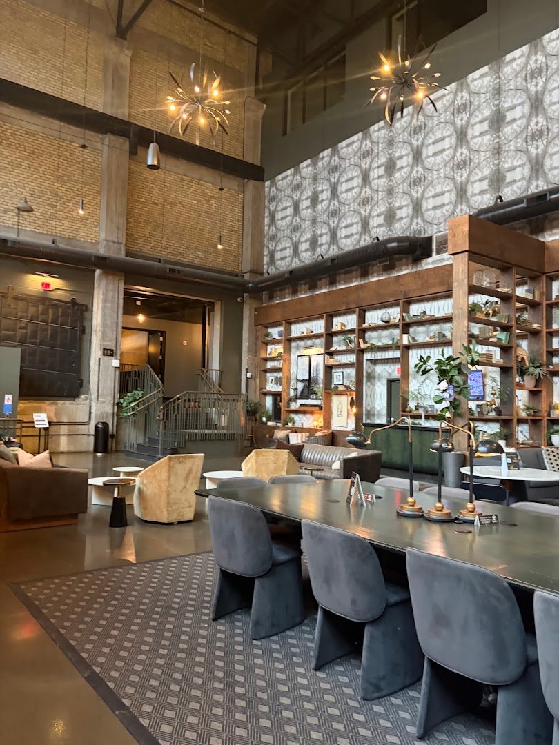 Interior of Backstory Coffee Roasters - North Loop, specialty coffee shop in Minneapolis