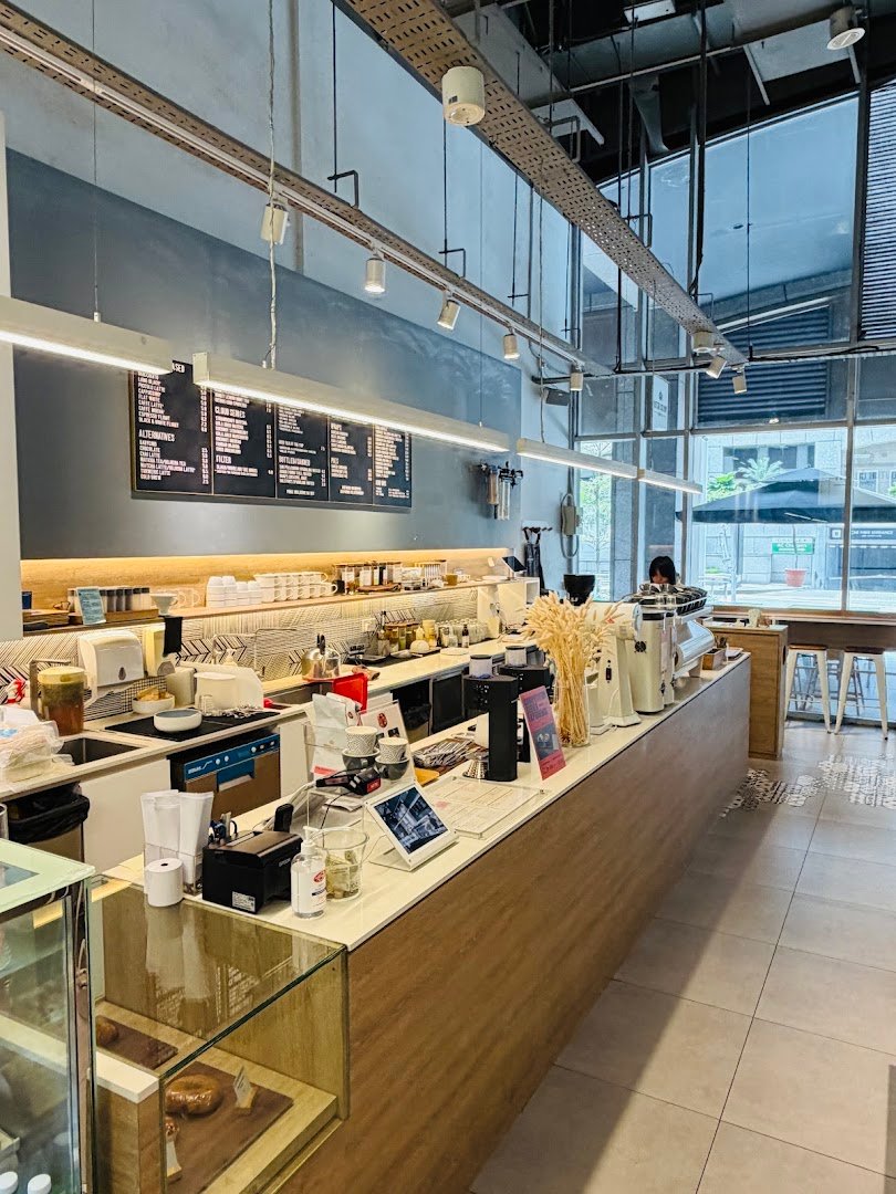 Interior of Dutch Colony Coffee Co., specialty coffee shop in Singapore