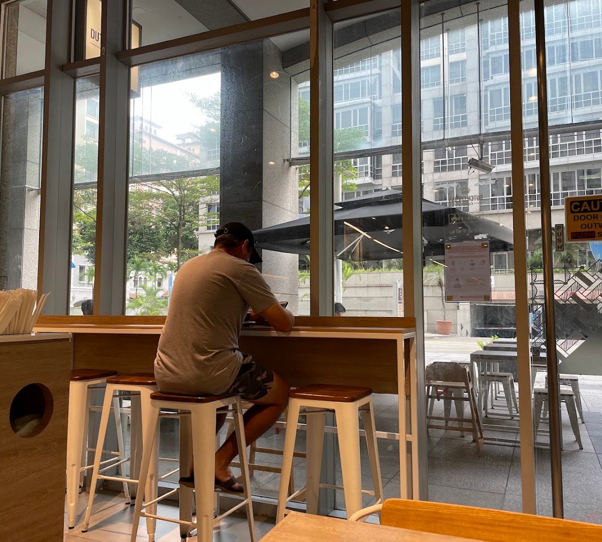 Interior of Dutch Colony Coffee Co., specialty coffee shop in Singapore