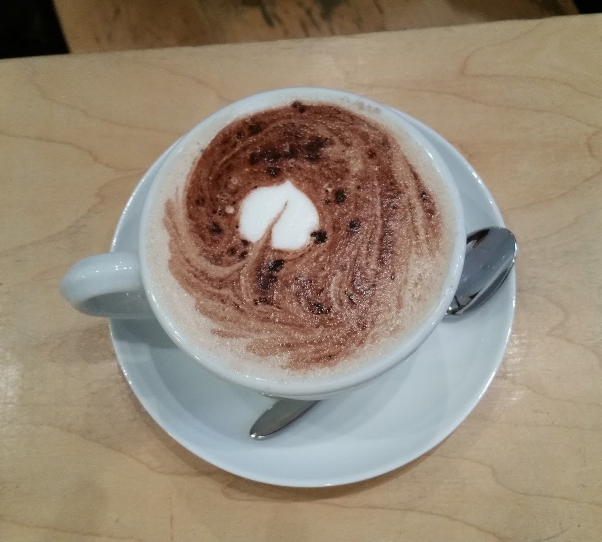 Coffee at Café Névé, specialty coffee shop in Montreal