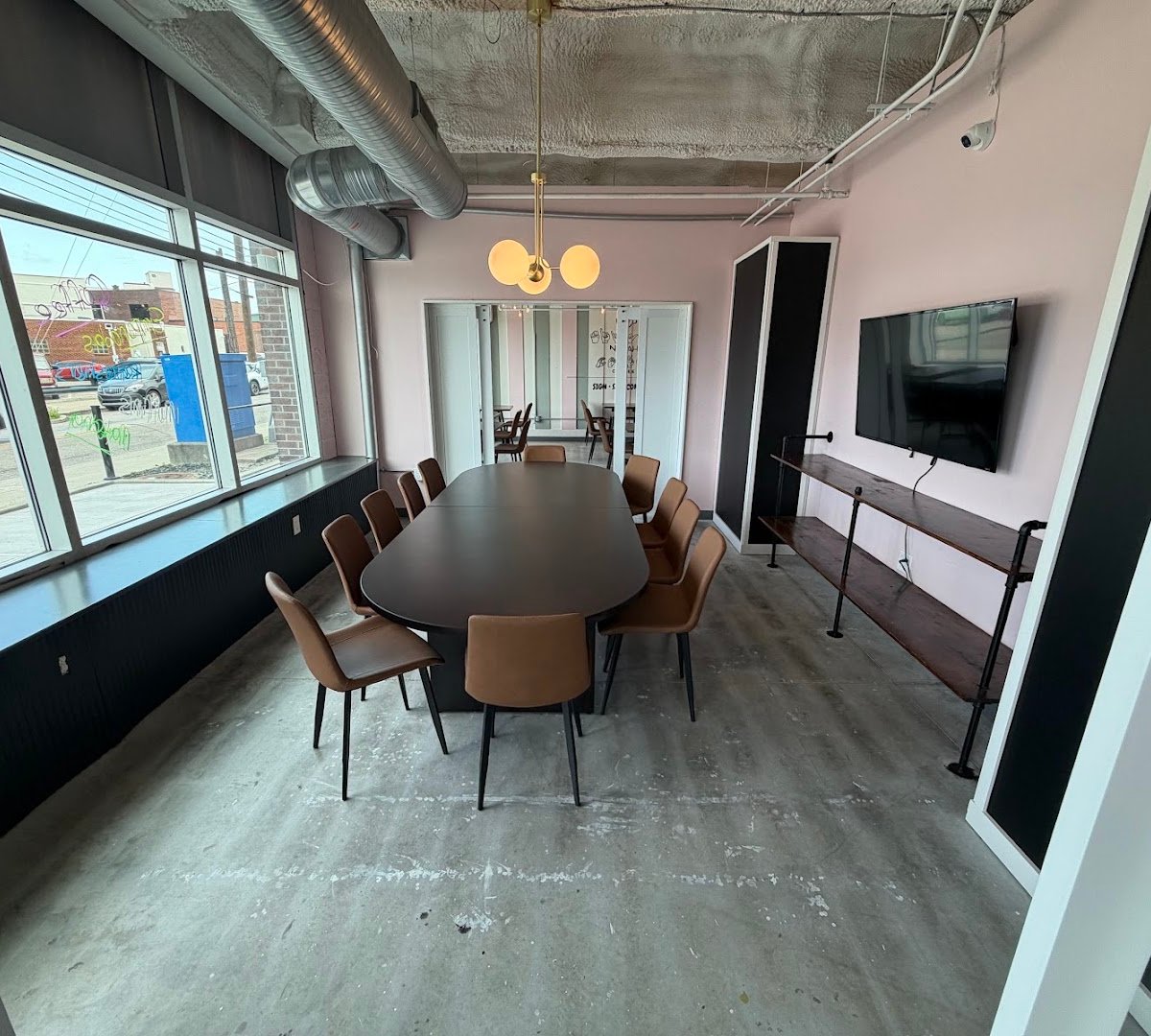 Interior of Niyyah Coffee, specialty coffee shop in Indianapolis