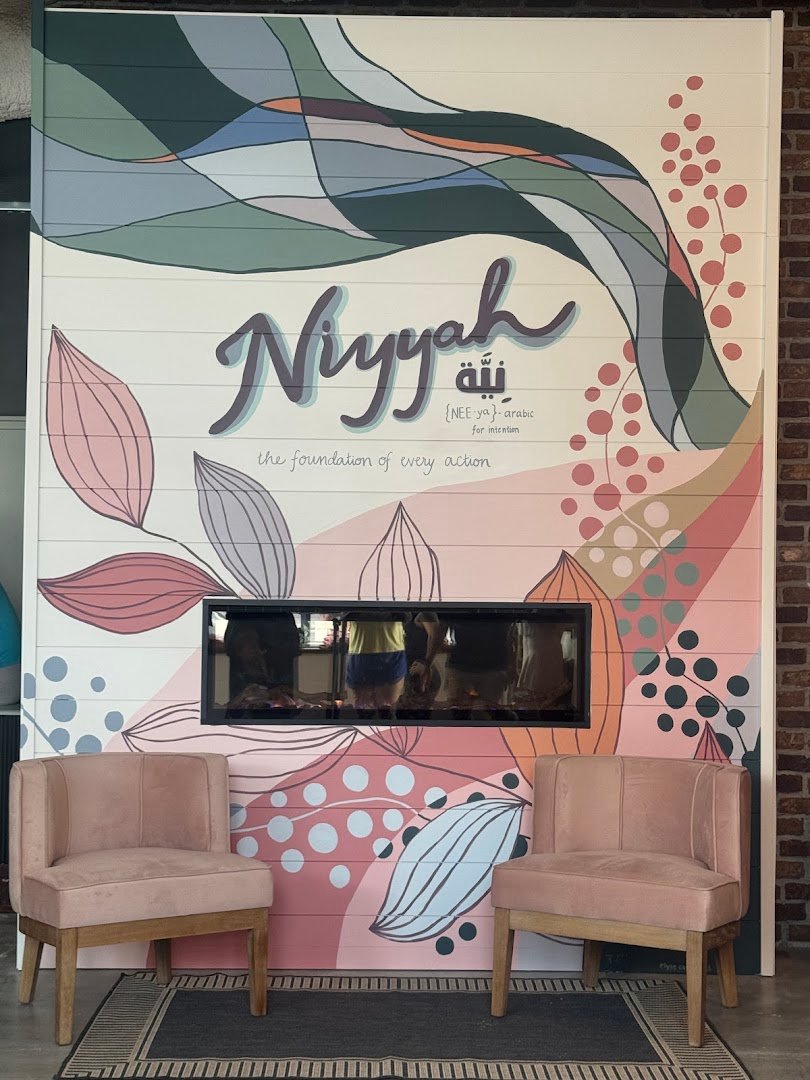 Interior of Niyyah Coffee, specialty coffee shop in Indianapolis