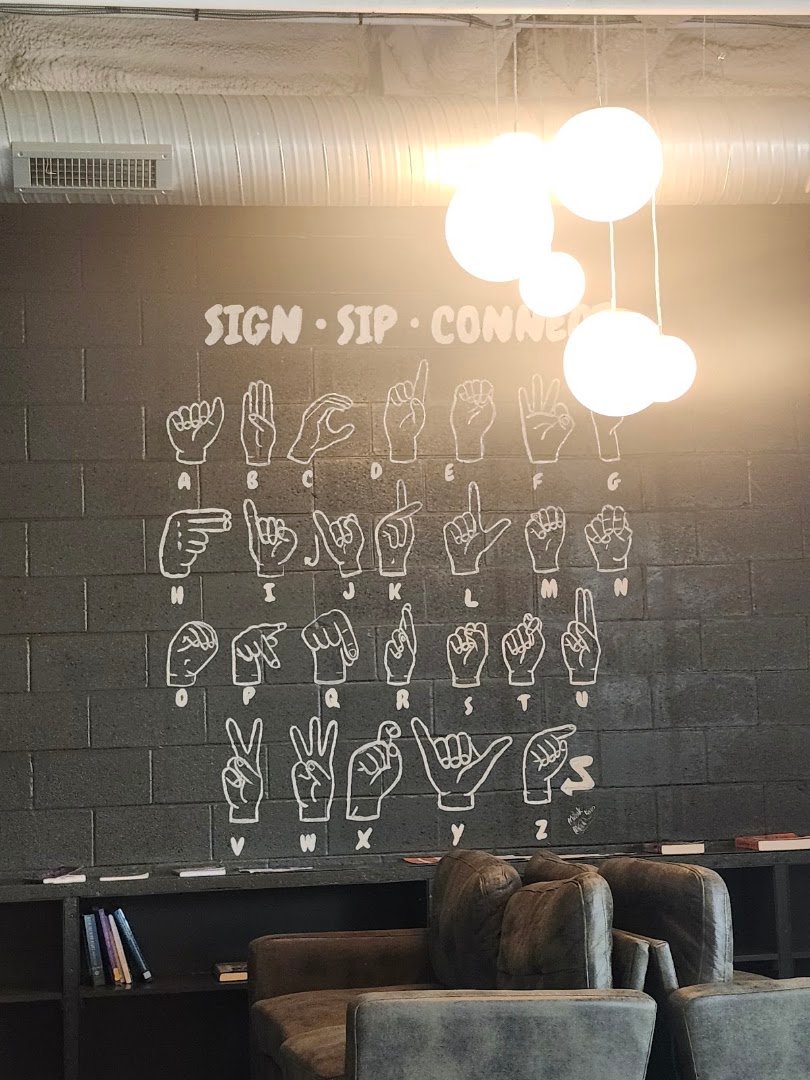 Interior of Niyyah Coffee, specialty coffee shop in Indianapolis