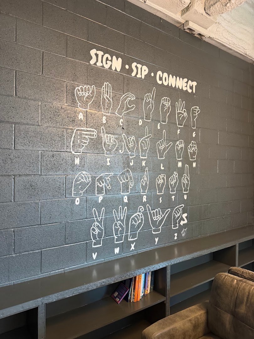 Interior of Niyyah Coffee, specialty coffee shop in Indianapolis
