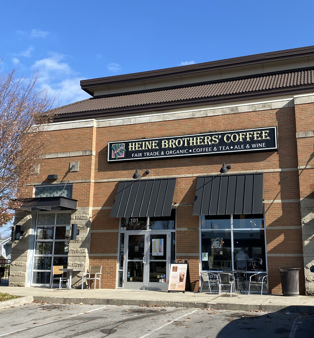 Storefront of Heine Brothers Coffee - Blankenbaker, specialty coffee shop in Louisville