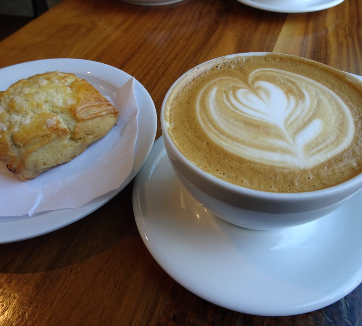 Coffee at Temple Coffee Roasters, specialty coffee shop in Sacramento