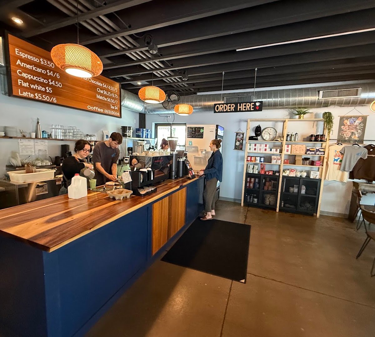Interior of Cafe Domestique - Northstreet, specialty coffee shop in Madison
