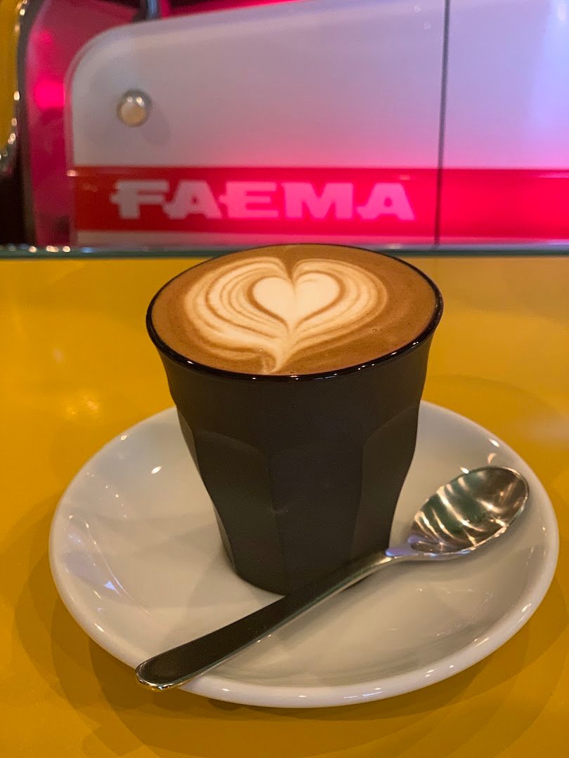 Coffee at Bamaself, specialty coffee shop in Seoul