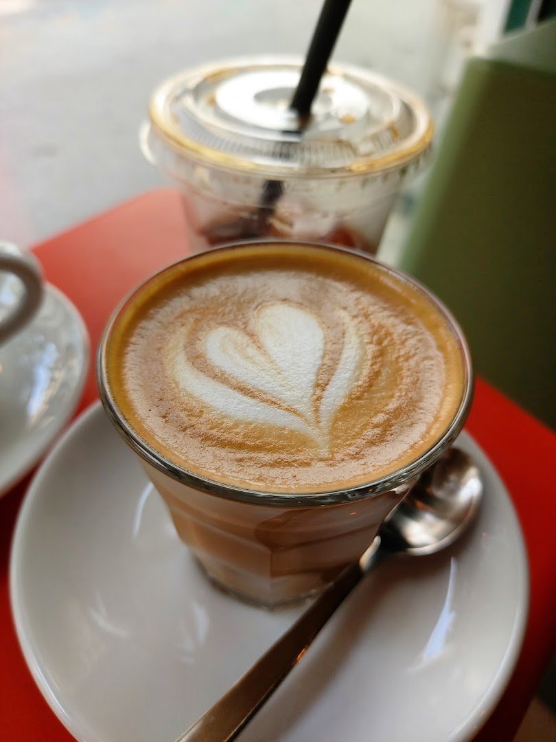 Coffee at Bamaself, specialty coffee shop in Seoul
