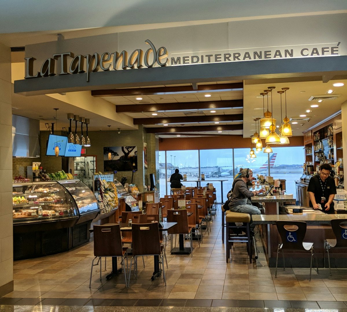 Interior of La Colombe, specialty coffee shop in Philadelphia