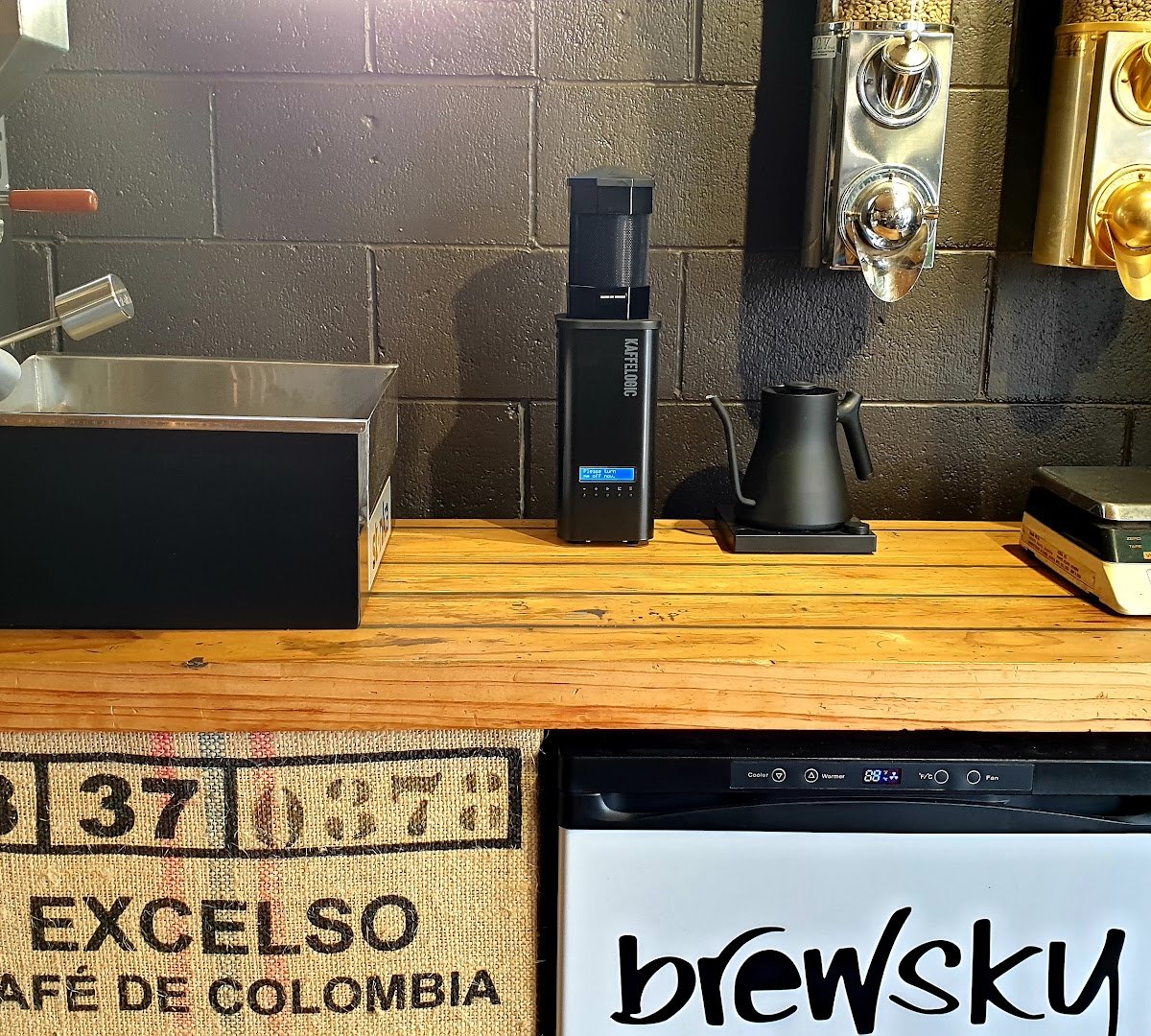 Interior of Chiasso Coffee Roasters, specialty coffee shop in Auckland
